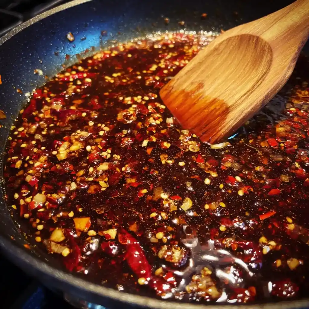 Low FODMAP Chili Oil Noodles – A Comforting Kick Without the Bloat (2025) 8 Simmering garlic-infused chili oil with pepper flakes