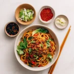 Low FODMAP Chili Oil Noodles – A Comforting Kick Without the Bloat (2025) 6 Low FODMAP chili oil noodles recipe card image