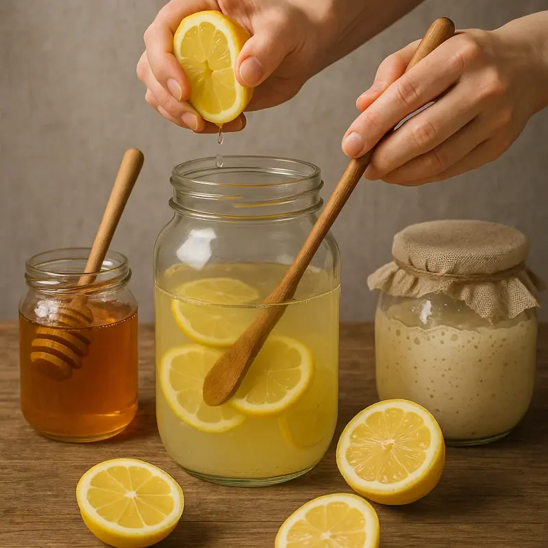 Postbiotic Lemonade Recipe – Refreshing & Proven Gut Drink 9 step by step postbiotic lemonade recipe preparation