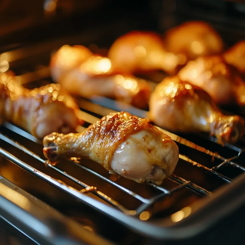 Low FODMAP Baked Chicken Drumsticks 8 baking low FODMAP chicken drumsticks