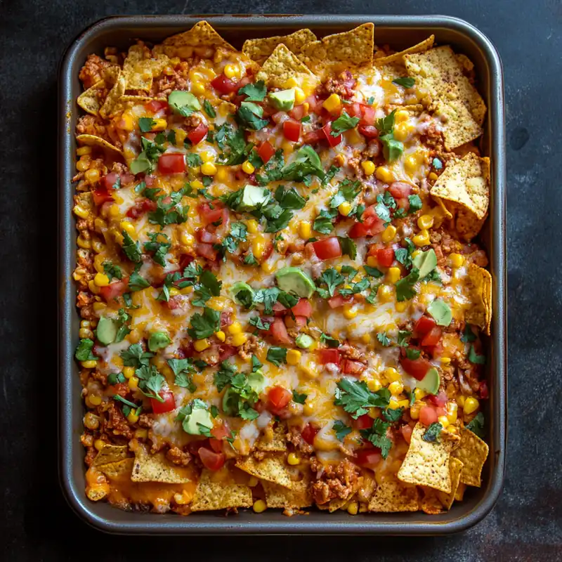 Low-FODMAP Nachos Recipe for a Delicious, Gut-Friendly Treat 9 Layering chips and cheese for low-FODMAP nachos recipe