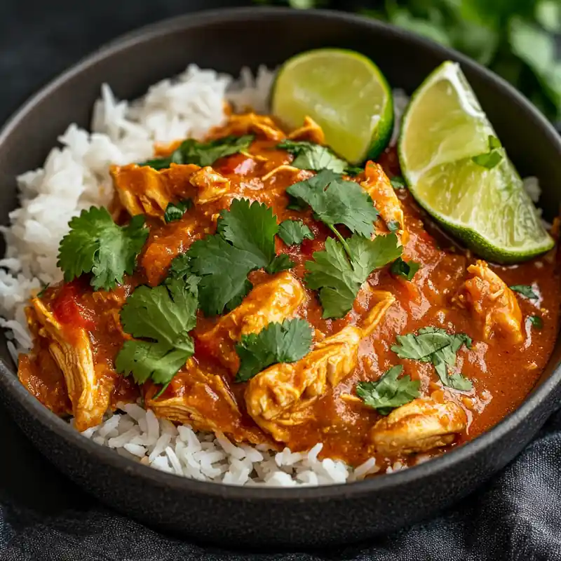 Low FODMAP Slow Cooker Chicken Curry Recipe in 6 steps 11 Serving of low FODMAP slow cooker chicken curry with rice