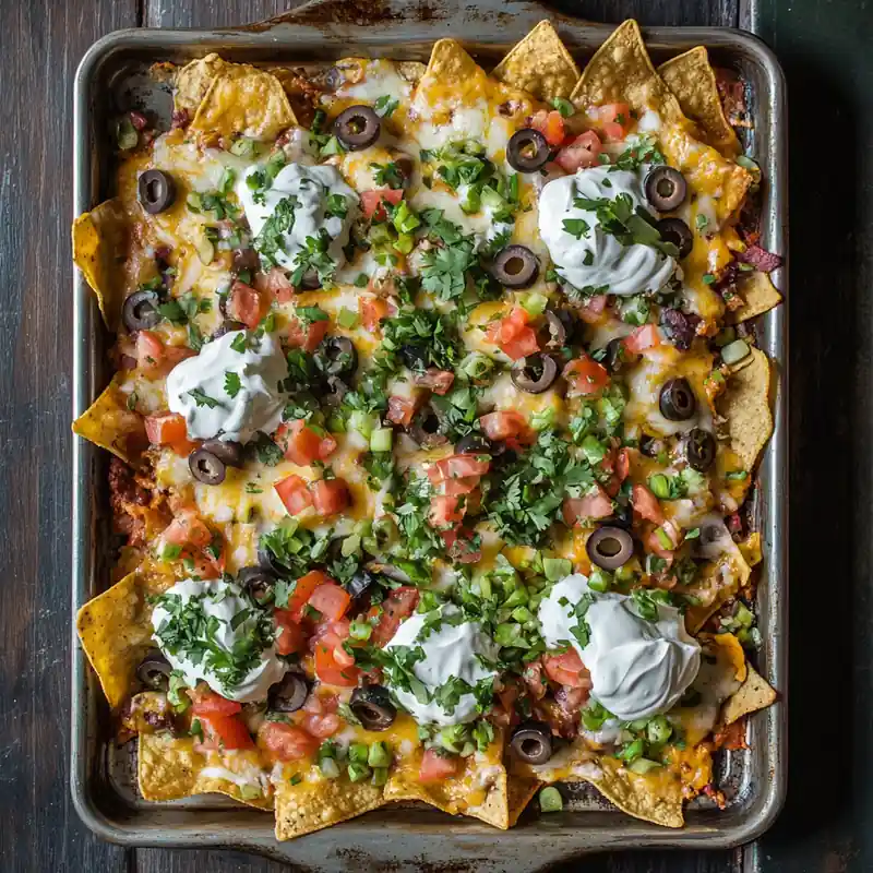 Low-FODMAP Nachos Recipe for a Delicious, Gut-Friendly Treat 6 Low-FODMAP nachos recipe tray with toppings