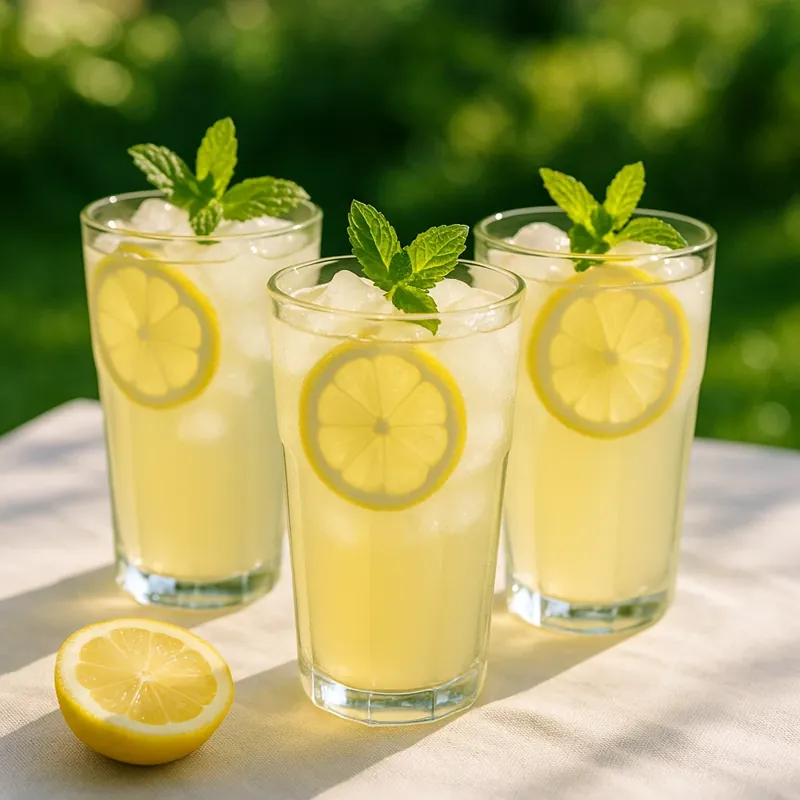 Postbiotic Lemonade Recipe – Refreshing & Proven Gut Drink 11 serving postbiotic lemonade recipe with ice and mint