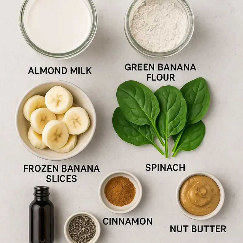 Green Banana Flour Smoothie | 5 Amazing Gut-Boosting Benefits 4 green-banana-flour-smoothie-ingredients