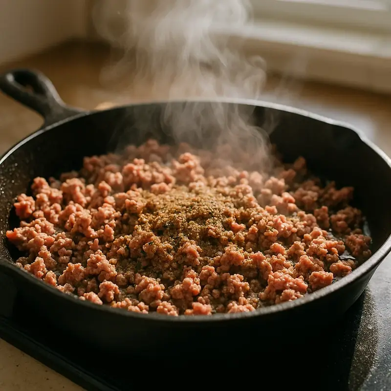 low fodmap taco casserole step1